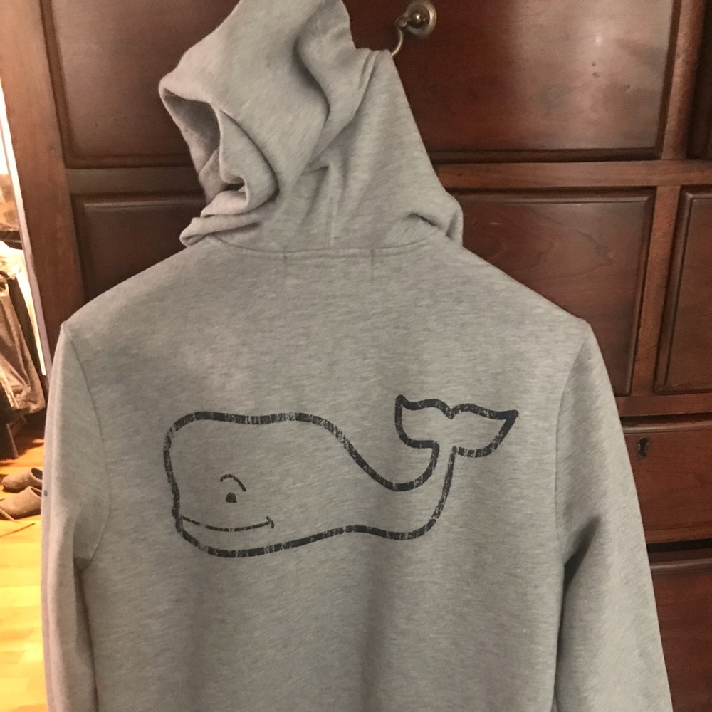 Men’s Vineyard Vines grey zipper hoodie